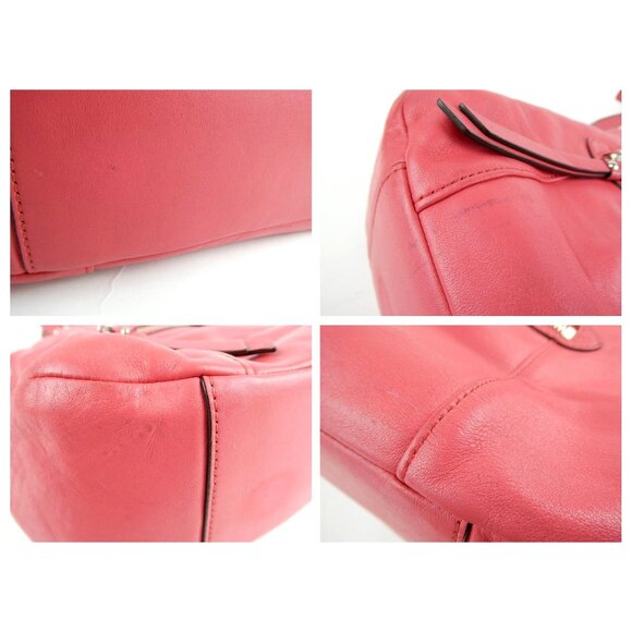 Coach Daisy Mia Coral Leather Shoulder Bag Crossbody Purse F23901 - Picture 13 of 16